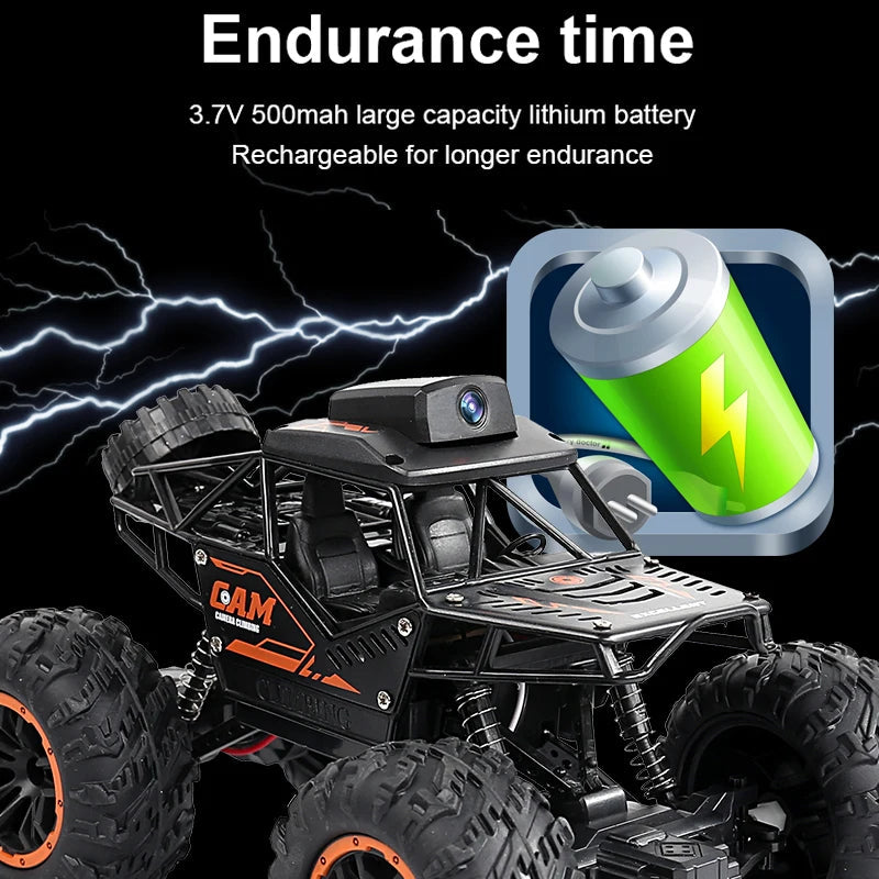 RC SUV – HD Camera FPV WiFi Climbing Stunt Car Foamivia