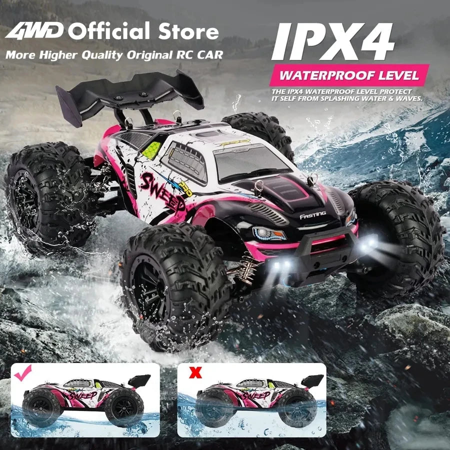 4WD RC Off-Road Buggy – Brushless 80KM/H High-Speed Car Foamivia