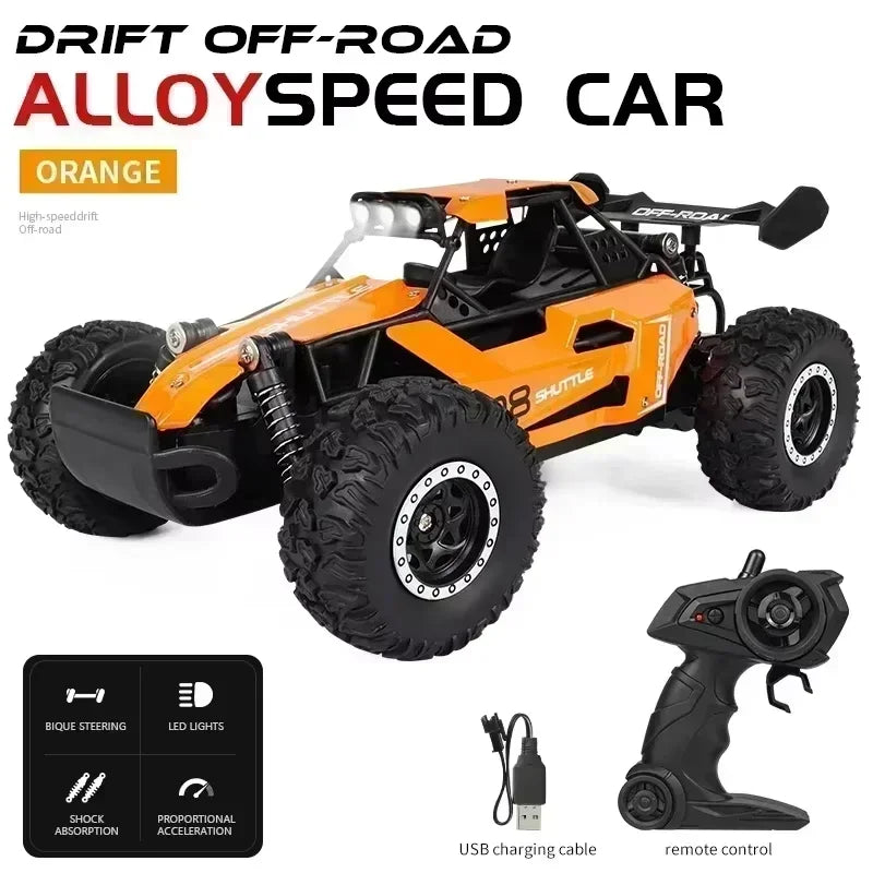 RC Drift Car – 2WD 20KM/H High-Speed with LED Lights Foamivia