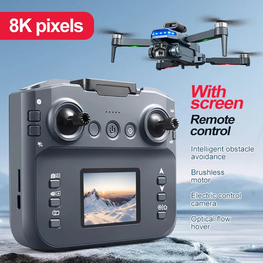 RC Drone – Dual 8K Camera with Obstacle Avoidance Foamivia