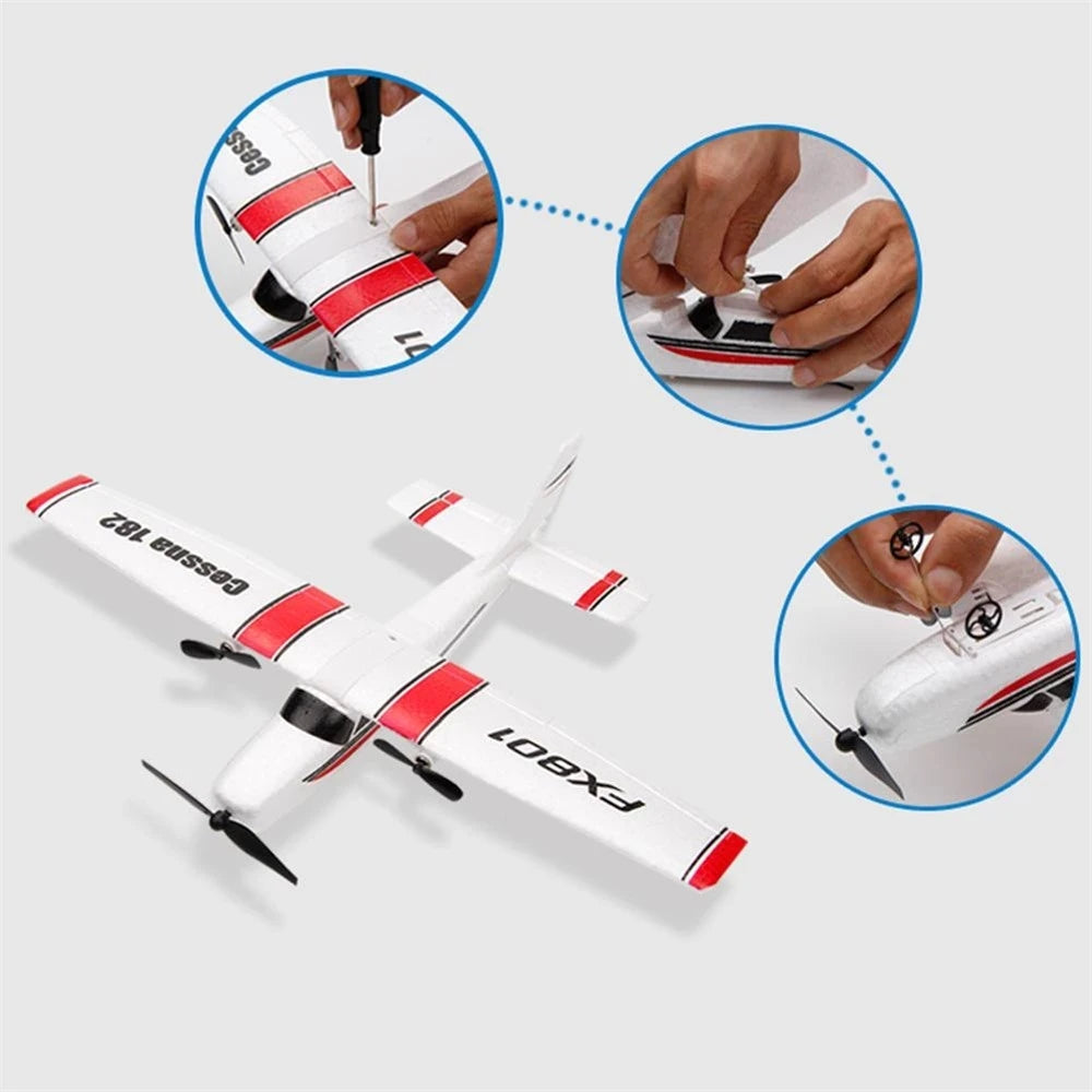 FX801 RC Plane – 2.4G RTF EPP Foam Fixed-Wing Aircraft Foamivia