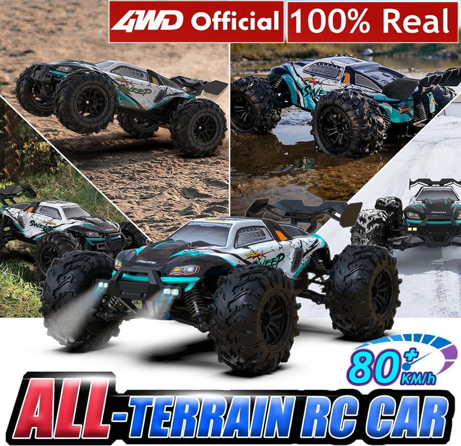 4WD RC Off-Road Buggy – Brushless 80KM/H High-Speed Car Foamivia