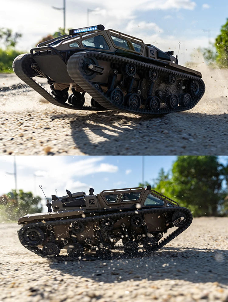 JJRC C8812 RC Tracked Tank with LED Lights – Remote Control Off-Road Car Foamivia