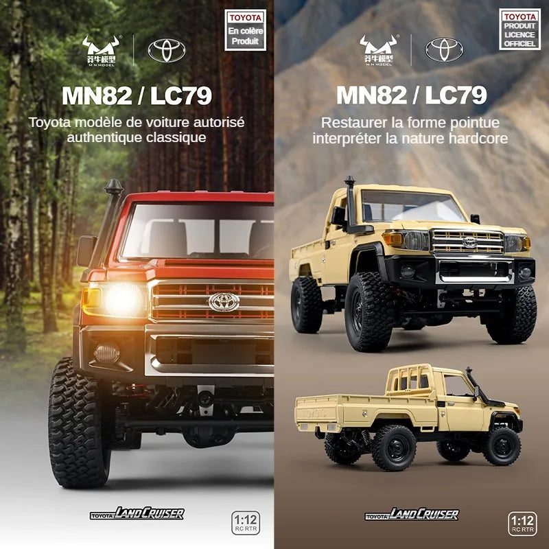 ZWN MN82 1:12 RC LC79 4WD Pickup with LED Lights Foamivia