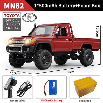 ZWN MN82 1:12 RC LC79 4WD Pickup with LED Lights Foamivia