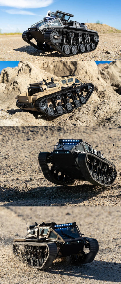 JJRC C8812 RC Tracked Tank with LED Lights – Remote Control Off-Road Car Foamivia