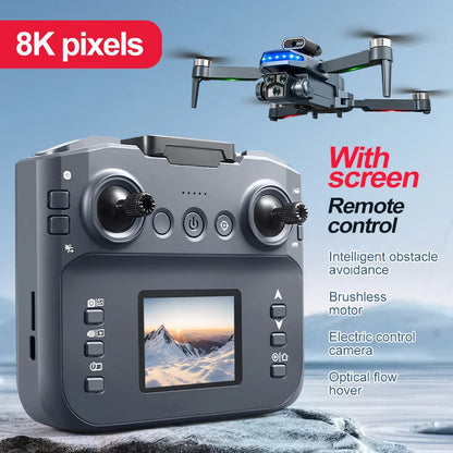 RC Drone – Dual 8K Camera with Obstacle Avoidance Foamivia