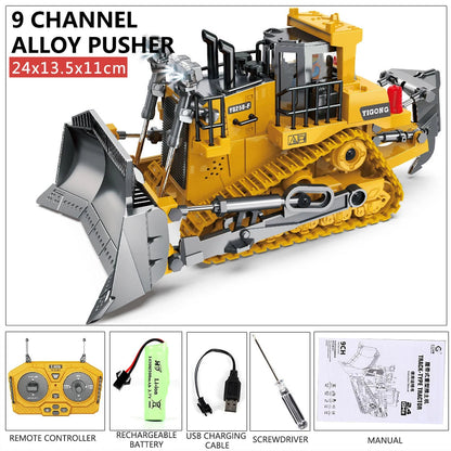 RC Excavator & Dumper Truck – 2.4G Remote Control Construction Toy Foamivia
