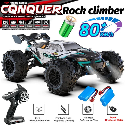 4WD RC Off-Road Buggy – Brushless 80KM/H High-Speed Car Foamivia